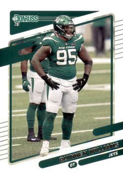 #41 Quinnen Williams - New York Jets - 2021 Donruss Football