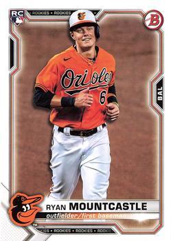 #41 Ryan Mountcastle - Baltimore Orioles - 2021 Bowman Baseball
