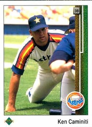 #141 Ken Caminiti - Houston Astros - 1989 Upper Deck Baseball