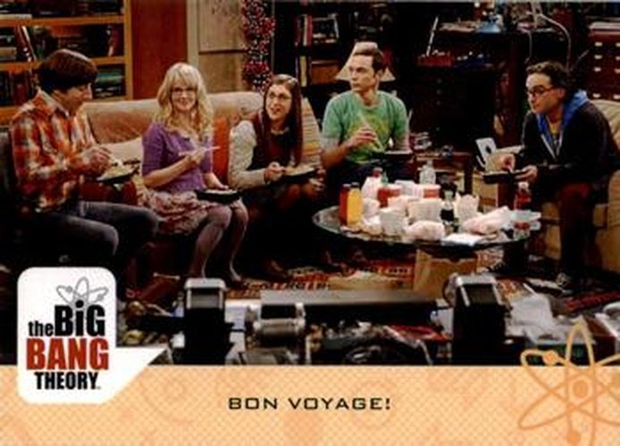 #41 Bon Voyage! - 2016 Cryptozoic The Big Bang Theory Seasons 6 & 7