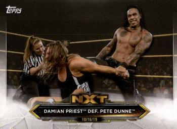 #41 Damian Priest / Pete Dunne - 2020 Topps WWE NXT Wrestling
