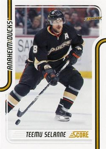 #41 Teemu Selanne - Anaheim Ducks - 2011-12 Score Hockey