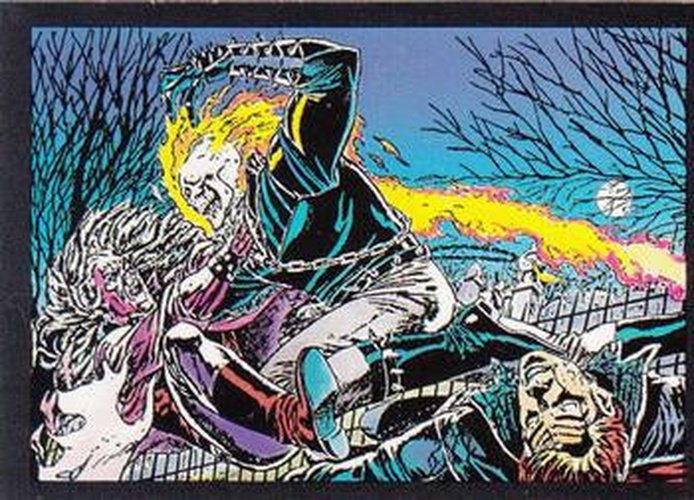#41 Dan's Death - 1992 Comic Images Ghost Rider II