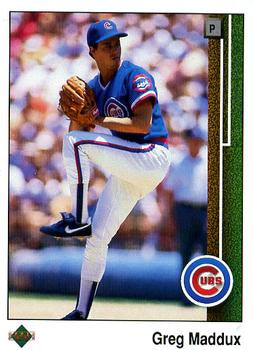 #241 Greg Maddux - Chicago Cubs - 1989 Upper Deck Baseball