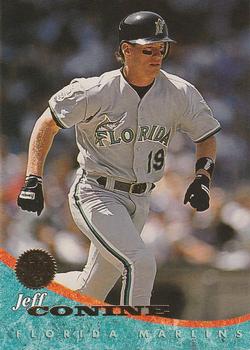 #41 Jeff Conine - Florida Marlins - 1994 Leaf Baseball