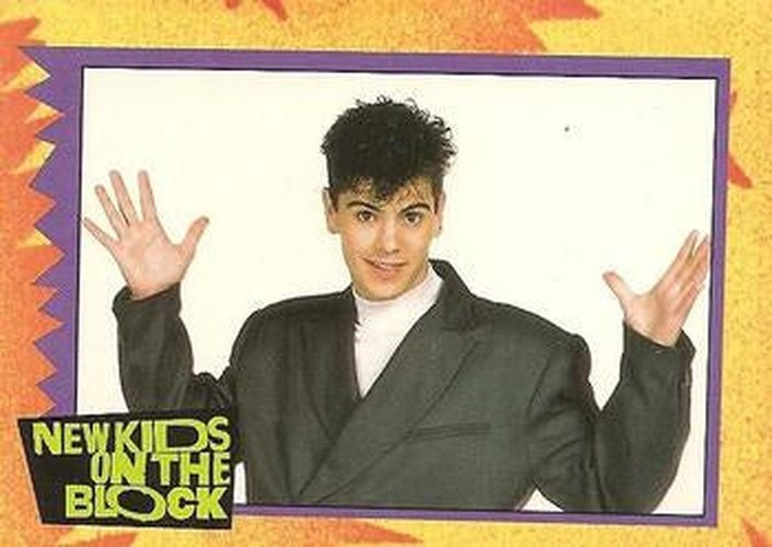 #41c Vital Statistics - Jordan Knight - 1989 Topps New Kids on the Block