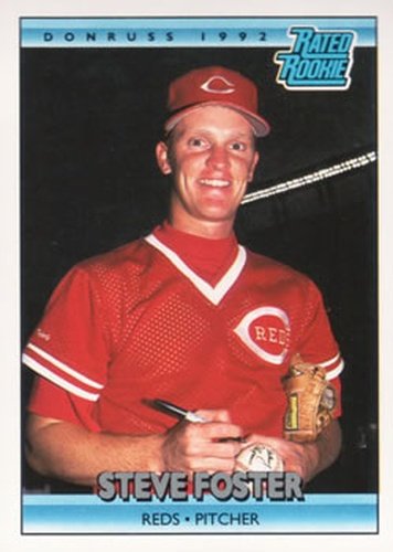 #420 Steve Foster - Cincinnati Reds - 1992 Donruss Baseball