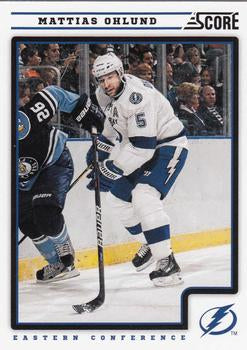 #420 Mattias Ohlund - Tampa Bay Lightning - 2012-13 Score Hockey