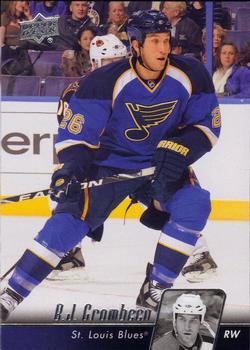 #420 B.J. Crombeen - St. Louis Blues - 2010-11 Upper Deck Hockey