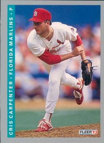 #420 Cris Carpenter - Florida Marlins - 1993 Fleer Baseball