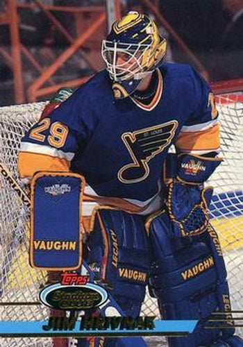 #421 Jim Hrivnak - St. Louis Blues - 1993-94 Stadium Club Hockey