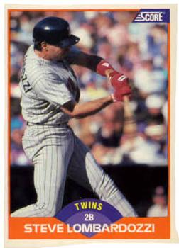 #421 Steve Lombardozzi - Minnesota Twins - 1989 Score Baseball