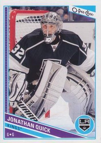 #421 Jonathan Quick - Los Angeles Kings - 2013-14 O-Pee-Chee Hockey