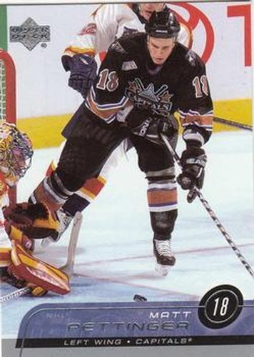 #421 Matt Pettinger - Washington Capitals - 2002-03 Upper Deck Hockey