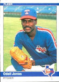 #421 Odell Jones - Texas Rangers - 1984 Fleer Baseball