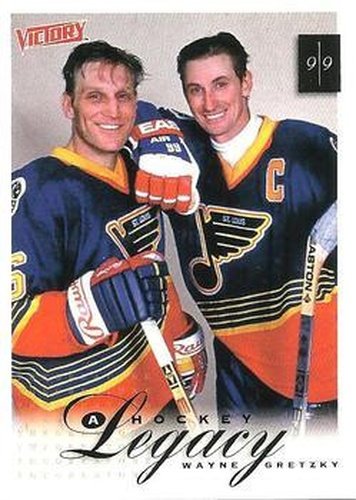 #421 Wayne Gretzky - St. Louis Blues - 1999-00 Upper Deck Victory Hockey