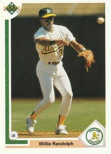 #421 Willie Randolph - Oakland Athletics - 1991 Upper Deck Baseball