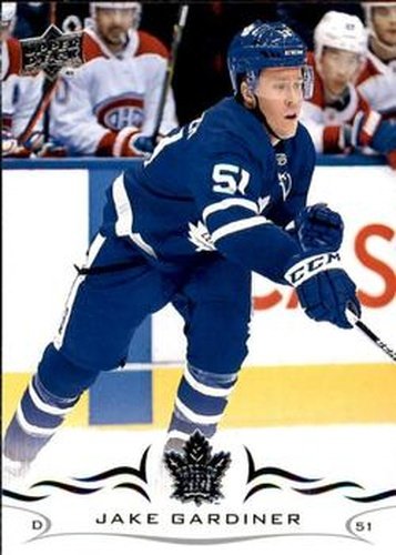 #421 Jake Gardiner - Toronto Maple Leafs - 2018-19 Upper Deck Hockey