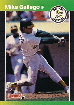 #422 Mike Gallego - Oakland Athletics - 1989 Donruss Baseball
