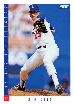 #422 Jim Gott - Los Angeles Dodgers - 1993 Score Baseball