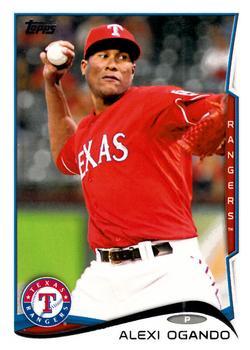 #422 Alexi Ogando - Texas Rangers - 2014 Topps Baseball