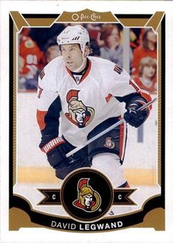 #422 David Legwand - Ottawa Senators - 2015-16 O-Pee-Chee Hockey