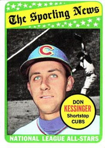 #422 Don Kessinger - Chicago Cubs - 1969 Topps Baseball
