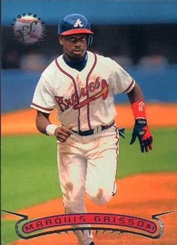#422 Marquis Grissom - Atlanta Braves - 1996 Stadium Club Baseball