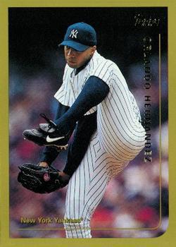 #422 Orlando Hernandez - New York Yankees - 1999 Topps Baseball