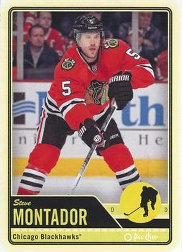 #422 Steve Montador - Chicago Blackhawks - 2012-13 O-Pee-Chee Hockey
