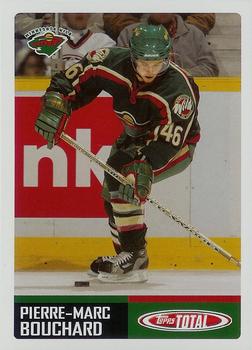 #422 Pierre-Marc Bouchard - Minnesota Wild - 2002-03 Topps Total Hockey