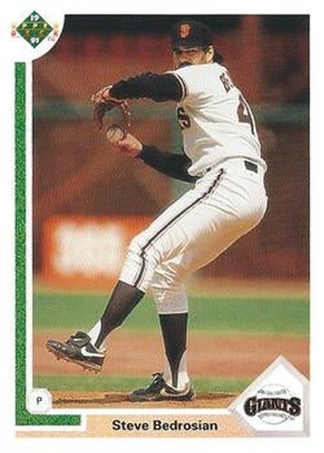 #422 Steve Bedrosian - San Francisco Giants - 1991 Upper Deck Baseball