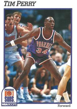 #422 Tim Perry - Phoenix Suns - 1991-92 Hoops Basketball