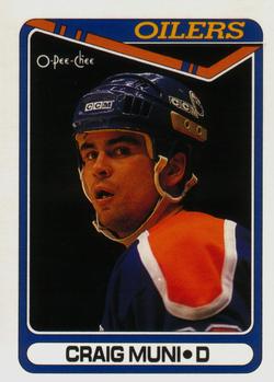 #423 Craig Muni - Edmonton Oilers - 1990-91 O-Pee-Chee Hockey