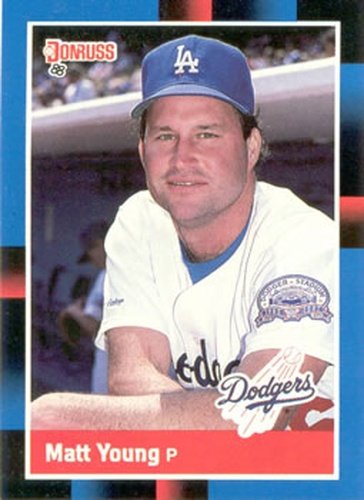 #423 Matt Young - Los Angeles Dodgers - 1988 Donruss Baseball
