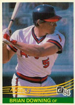 #423 Brian Downing - California Angels - 1984 Donruss Baseball