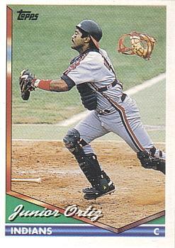 #423 Junior Ortiz - Cleveland Indians - 1994 Topps Baseball