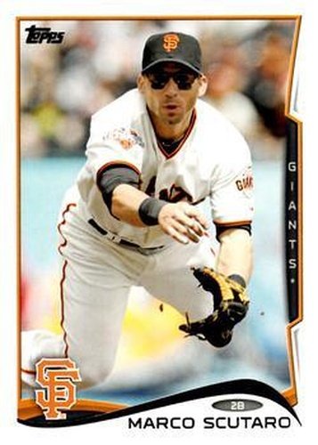 #423 Marco Scutaro - San Francisco Giants - 2014 Topps Baseball