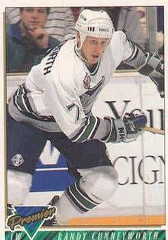 #423 Randy Cunneyworth - Hartford Whalers - 1993-94 Topps Premier Hockey