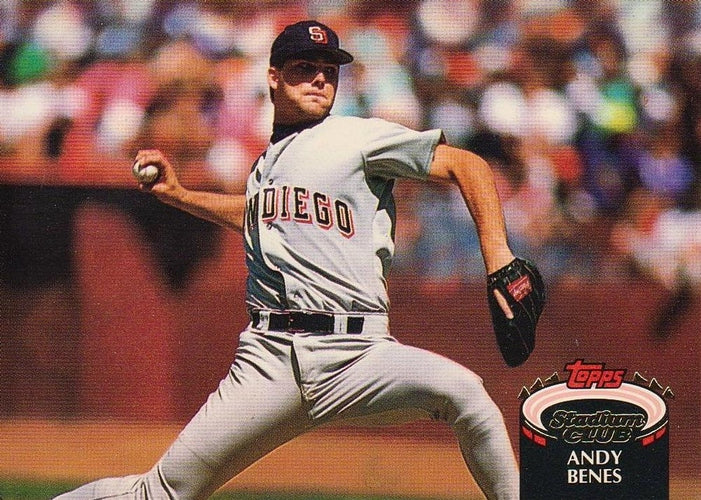 #423 Andy Benes - San Diego Padres - 1992 Stadium Club Baseball