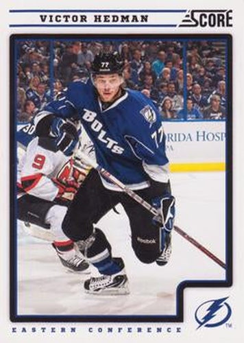 #424 Victor Hedman - Tampa Bay Lightning - 2012-13 Score Hockey