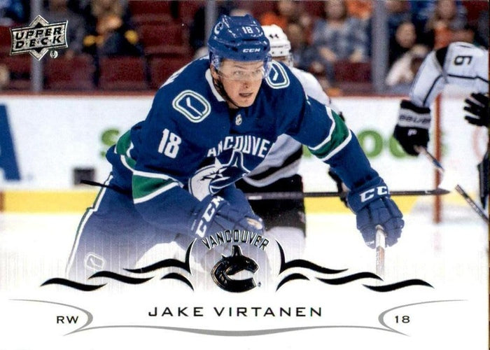 #424 Jake Virtanen - Vancouver Canucks - 2018-19 Upper Deck Hockey