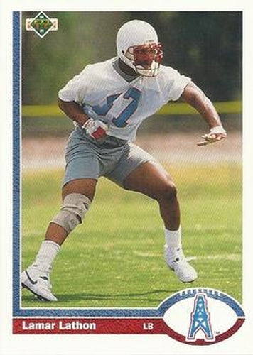 #424 Lamar Lathon - Houston Oilers - 1991 Upper Deck Football