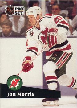 #424 Jon Morris - 1991-92 Pro Set Hockey
