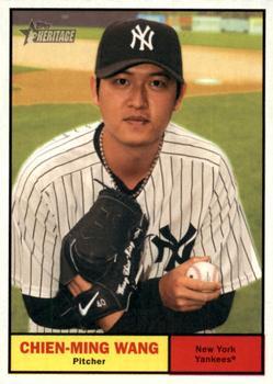 #424 Chien-Ming Wang - New York Yankees - 2010 Topps Heritage Baseball