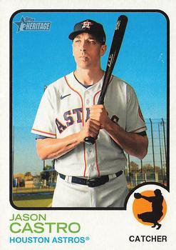 #424 Jason Castro - Houston Astros - 2022 Topps Heritage Baseball