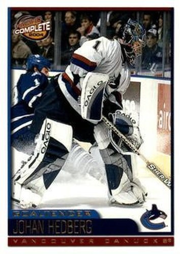 #424 Johan Hedberg - Vancouver Canucks - 2003-04 Pacific Complete Hockey