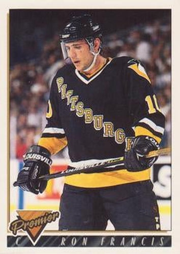 #424 Ron Francis - Pittsburgh Penguins - 1993-94 Topps Premier Hockey