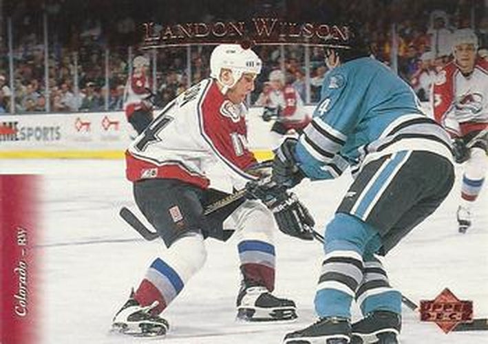 #424 Landon Wilson - Colorado Avalanche - 1995-96 Upper Deck Hockey