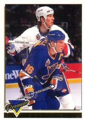 #425 Brett Hull - St. Louis Blues - 1993-94 O-Pee-Chee Premier Hockey - Gold